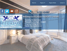 Tablet Screenshot of pegasuspg.com